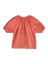 Tangerine - Pleated Voile Blouse