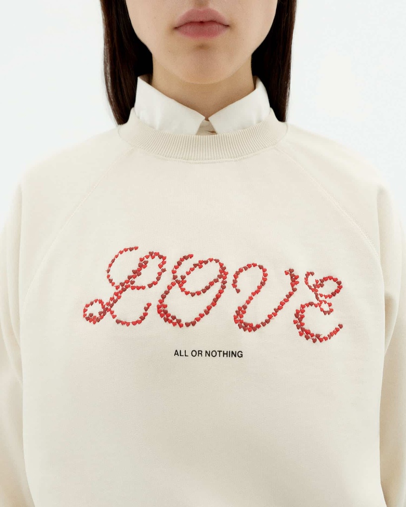 Thinking MU - Love heart bonnie sweater 