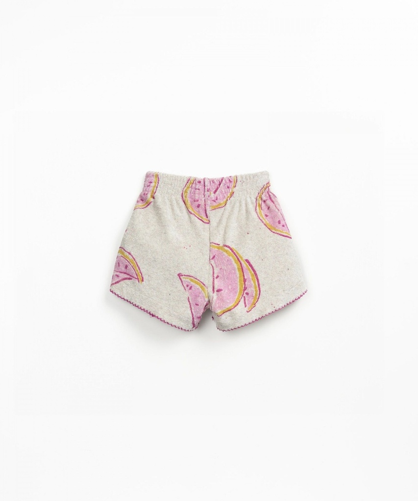 Play Up - Printed plush shorts 2AQ11701