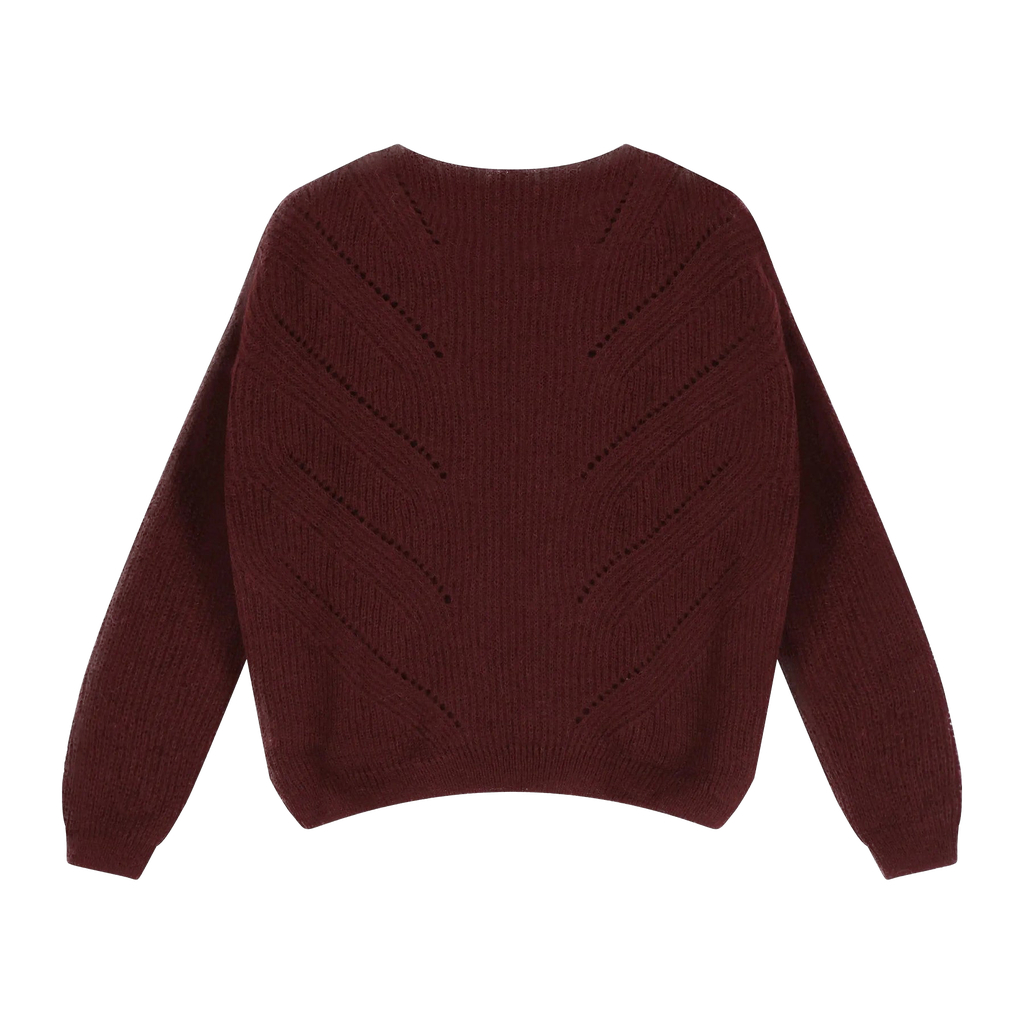 Leselles - Pull Colette - Burgundy