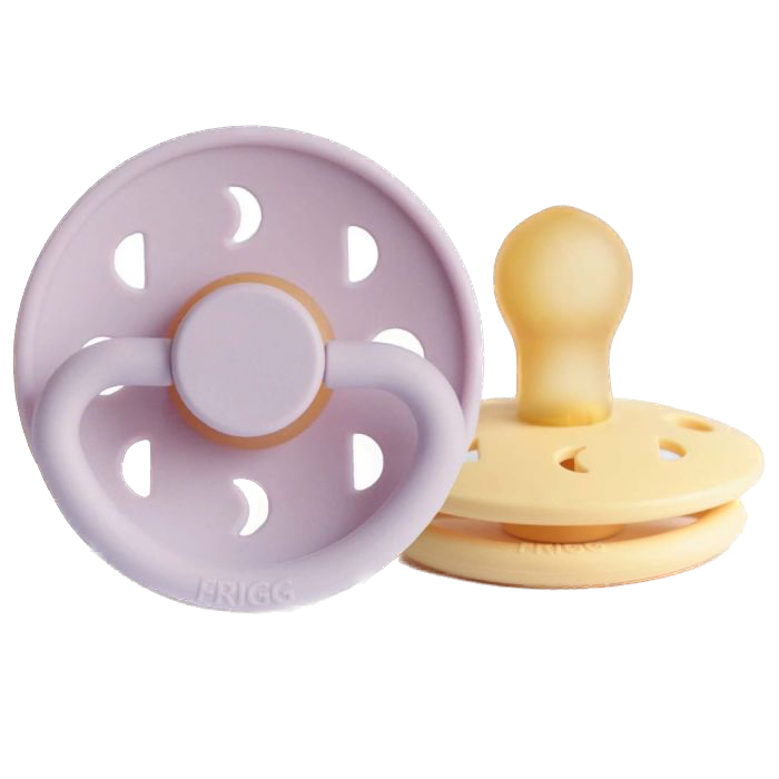 Frigg - Moon 2-pack silicone - Pale daffodil / soft lilac (T2)