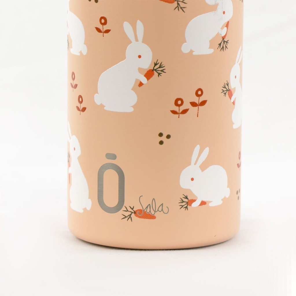 Runbott thermische drinkfles - 350ml - Bunny