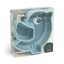 Done by Deer - Silicone Stick&Stay snack plate Birdee - Blue