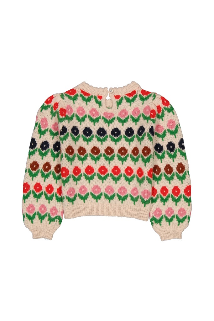 Hello Simone - Cleophee jumper Fleurette ecru