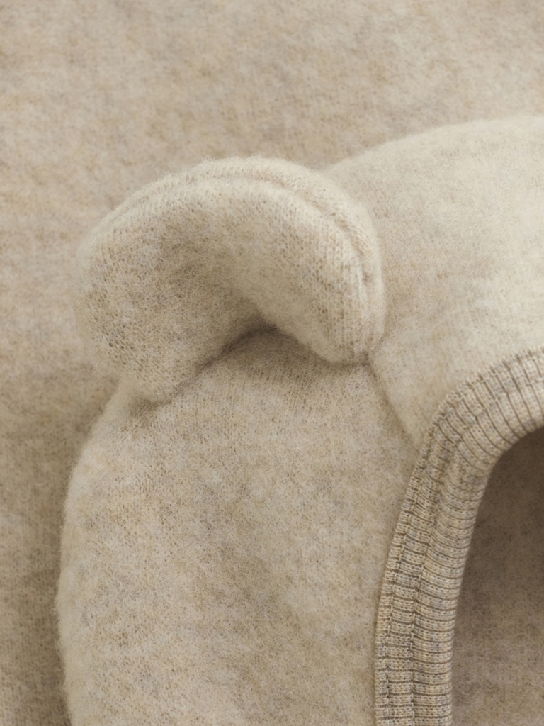 HUTTEliHUT - Jacket Ears Wool Fleece (Camel Melange)