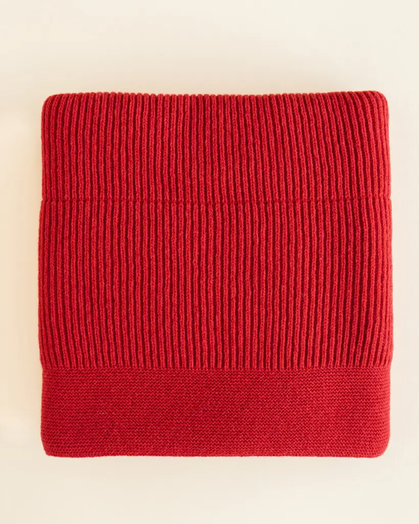 Hvid - Blanket Gaston (Apple Red)