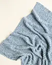 Hvid - Blanket Gaston (Frost Blue)