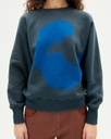 Thinking MU - Grafito flower sweatshirt