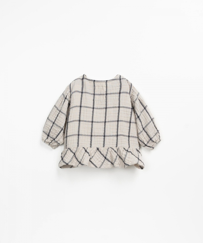 Play Up - Checked woven tunic 2AP11303