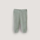 Mushie - Chunky knit pants - Light mint 