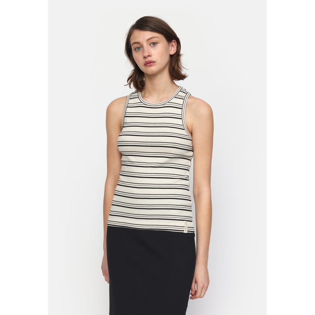 Esmé Studios - Blossom Tank Top - Black stripe