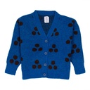 Wynken - Flag cardigan - Choc dot