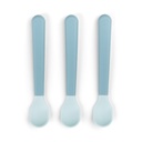 Done by Deer - Easy-grip baby spoon - 3pack (blue)