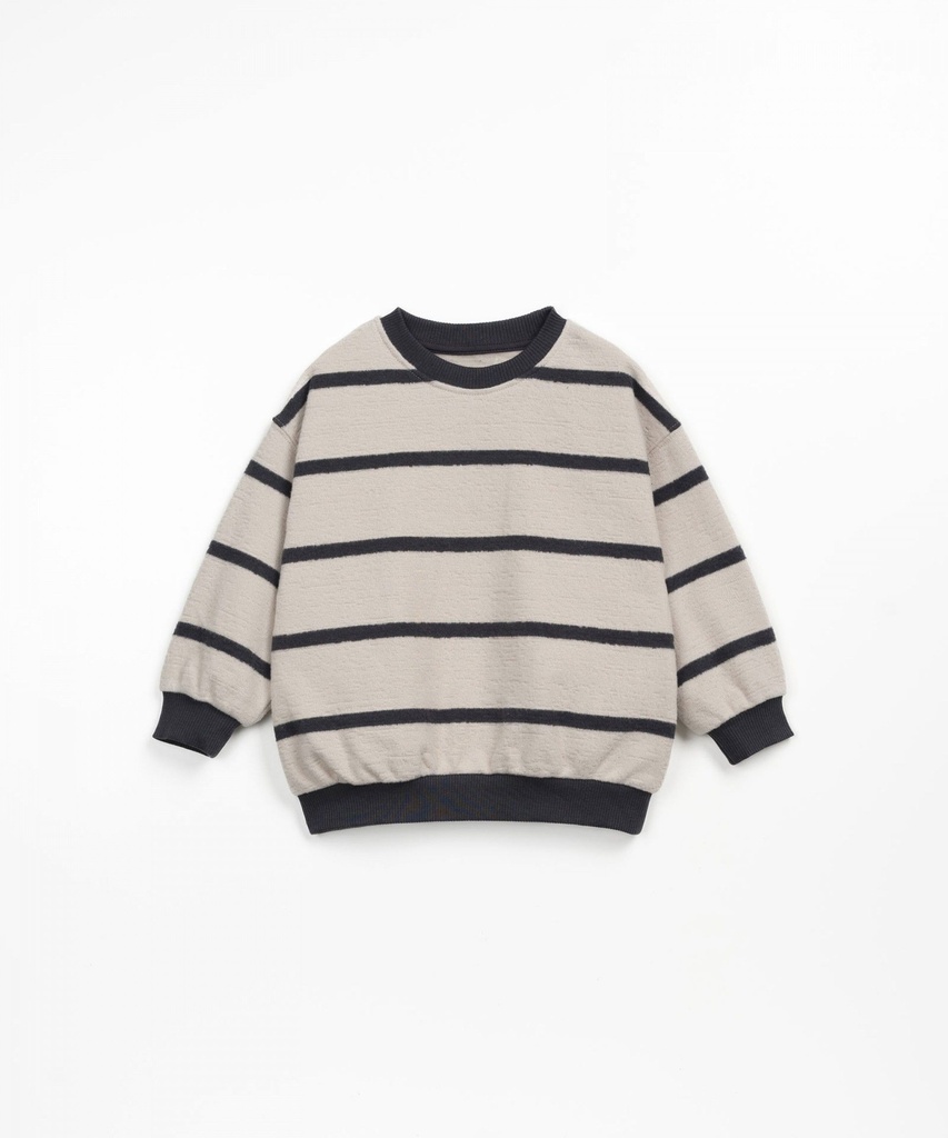 Play Up - Striped jersey sweater 3AP11352