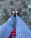 Sissel Edelbo - Asta pants blue checks