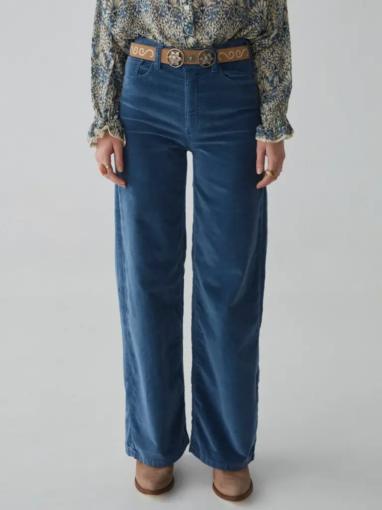 Maison Hotel - Paula Pacific blue pants