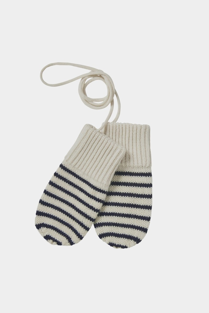 FUB - Baby Mittens (Ecru/Navy)