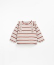 Play Up - Striped jersey LS t-shirt 2AP11003