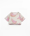 Play Up - Printed plush sweater 2AQ11351