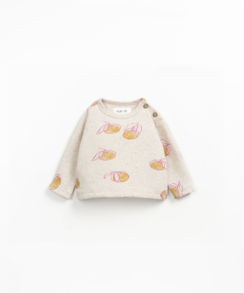 Play Up - Printed jersey sweater 0AQ11351