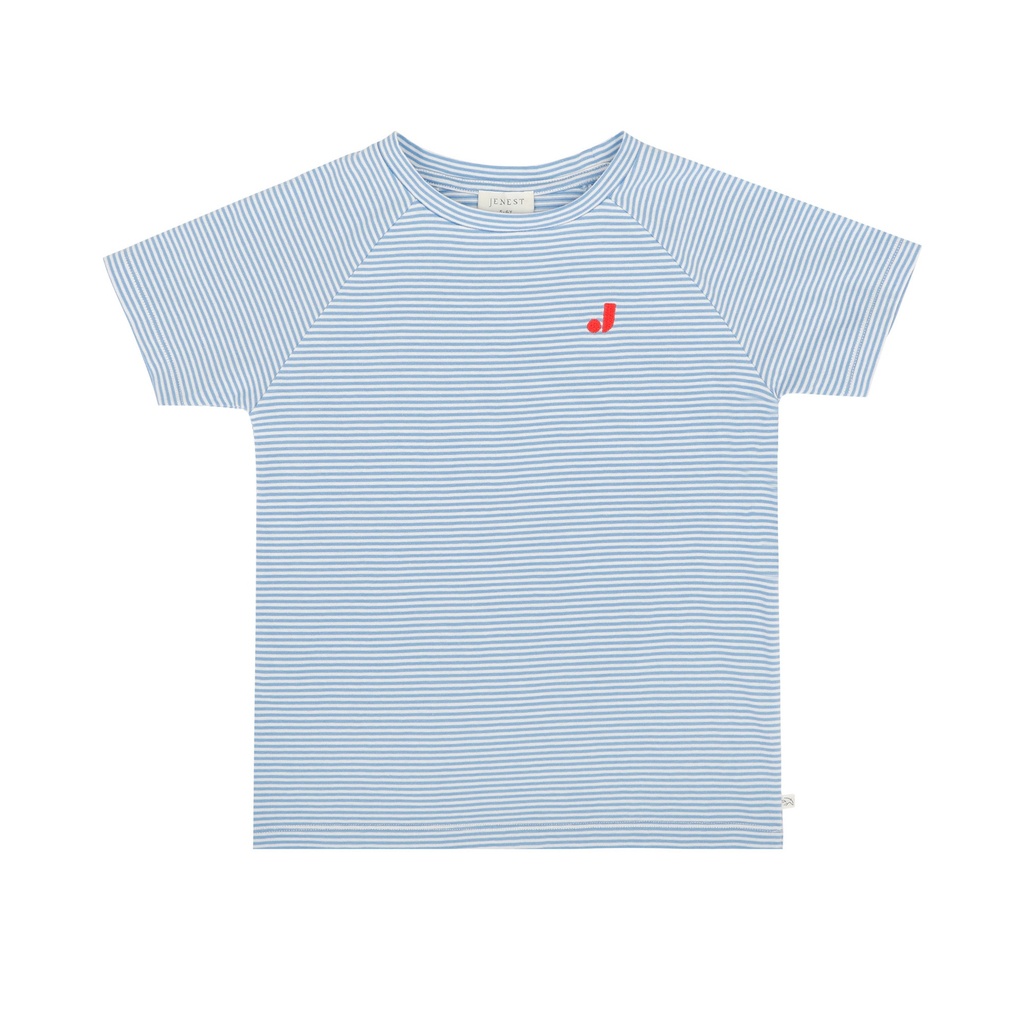 Jenest - T-shirt grape blue stripe