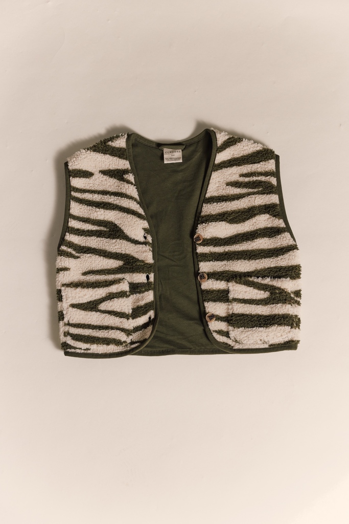 Claude & Co - Alma Zebra Kids Gilet 