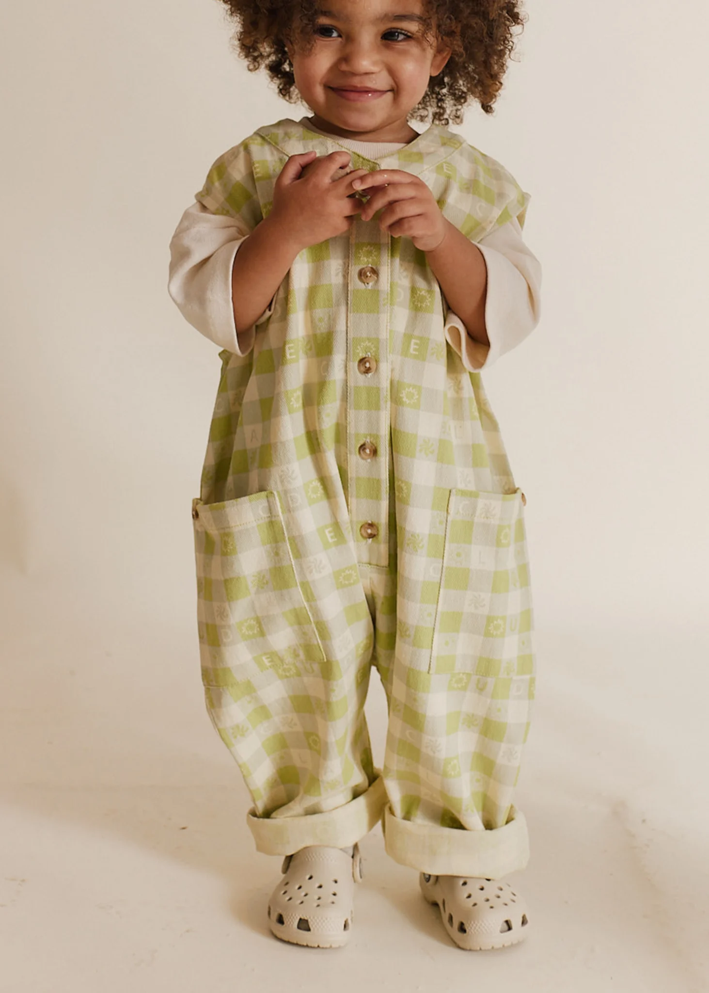 Claude & Co - Charlie Gingham Kids Overall