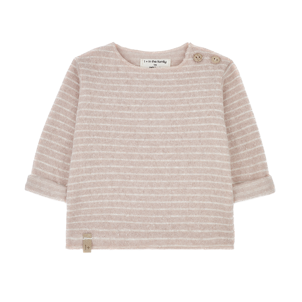 1+ In the family - Aubin t-shirt (Nude)