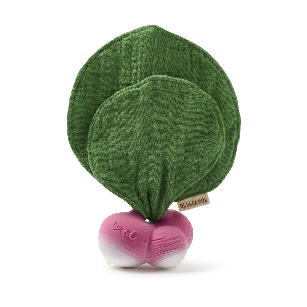 Oli&Carol - Ramona the radish mini doudou-teether