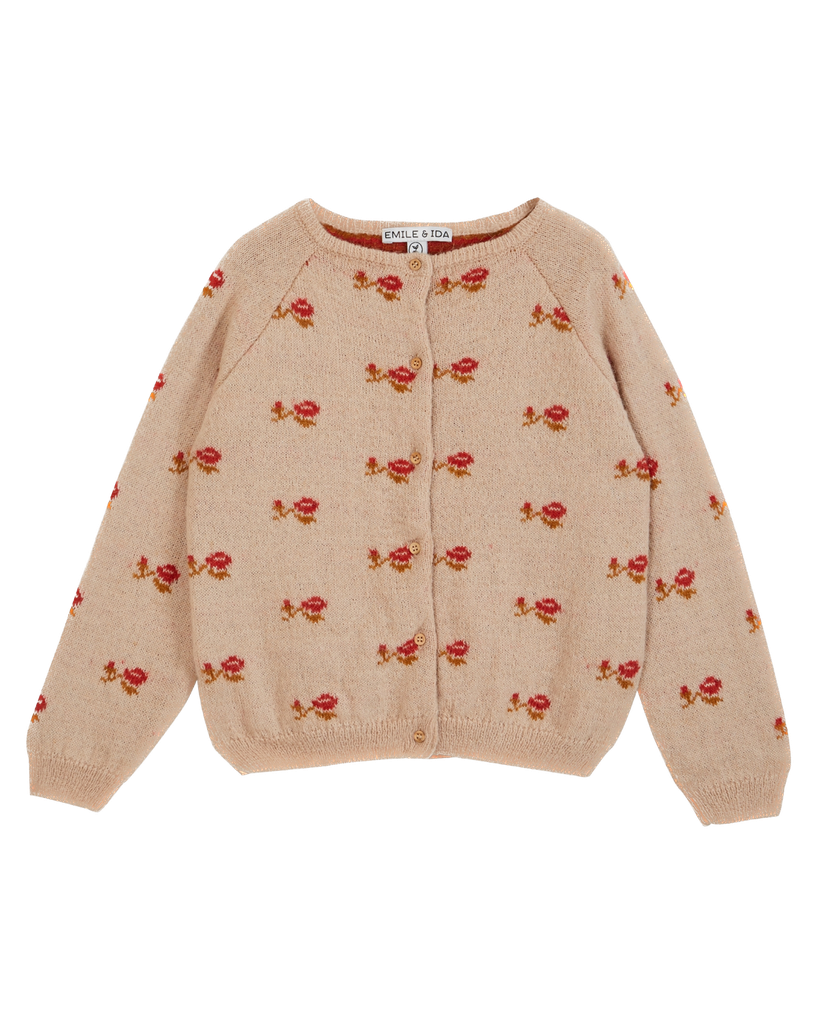 Emile & Ida - Y203 Cardigan - Beige Rose