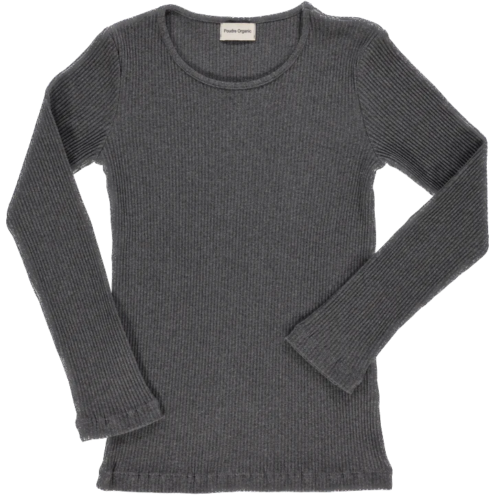 Poudre organic - T-shirt eglantine - Anthracite