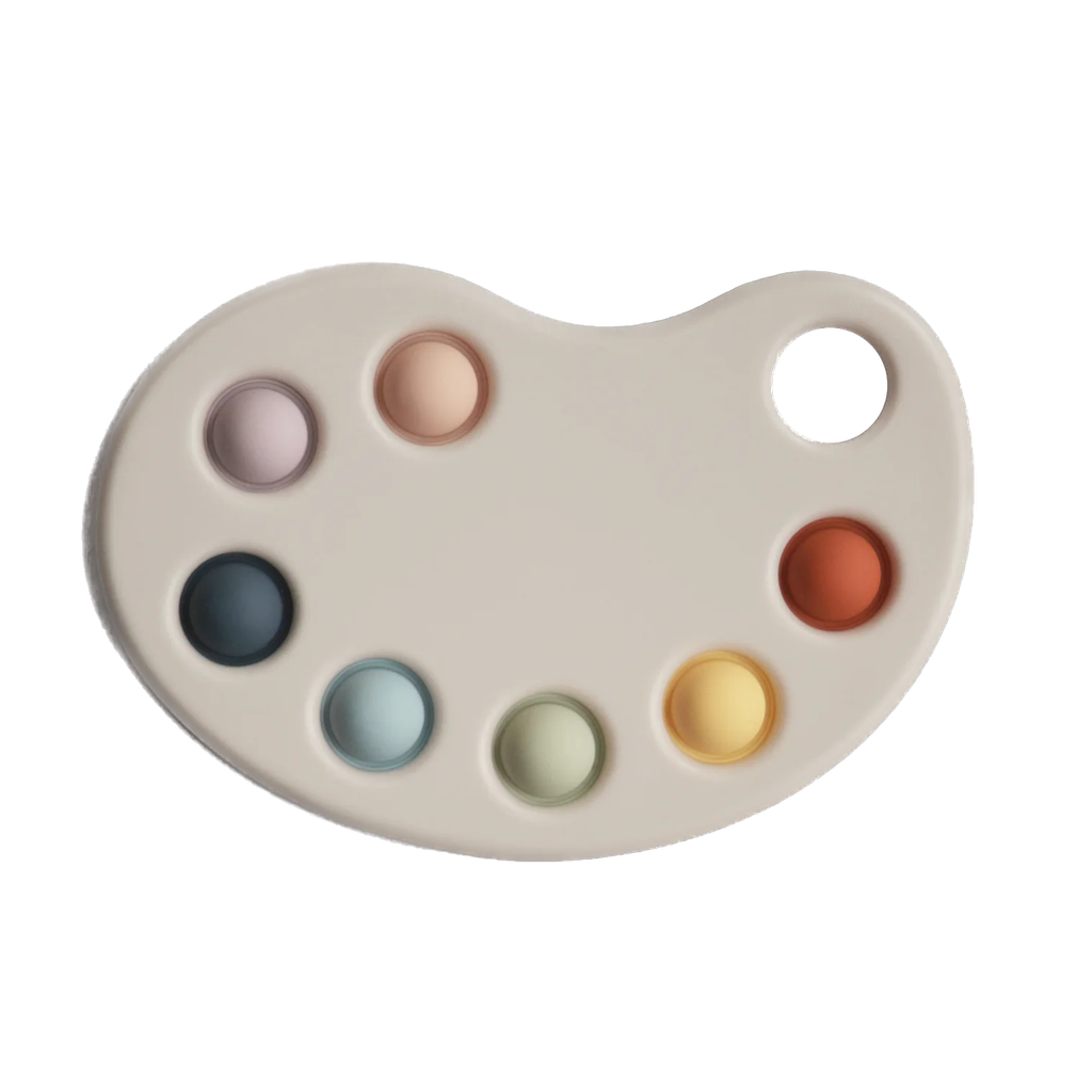 Mushie - Press toy paint palette - Multi 