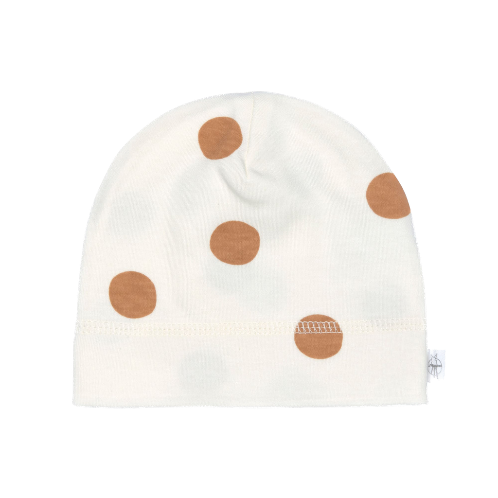 LÄSSIG - Interlock Beanie - Big dots milky