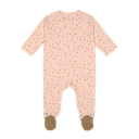 LÄSSIG - Pyjama with feet - Dots powder pink
