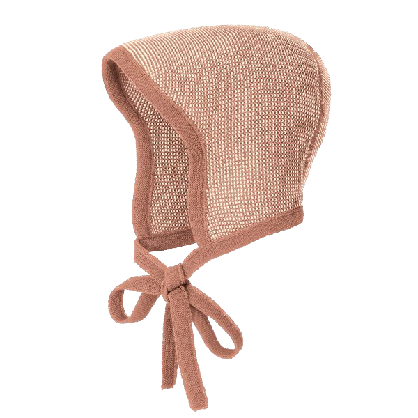 Disana - Knitted bonnet - Rosé