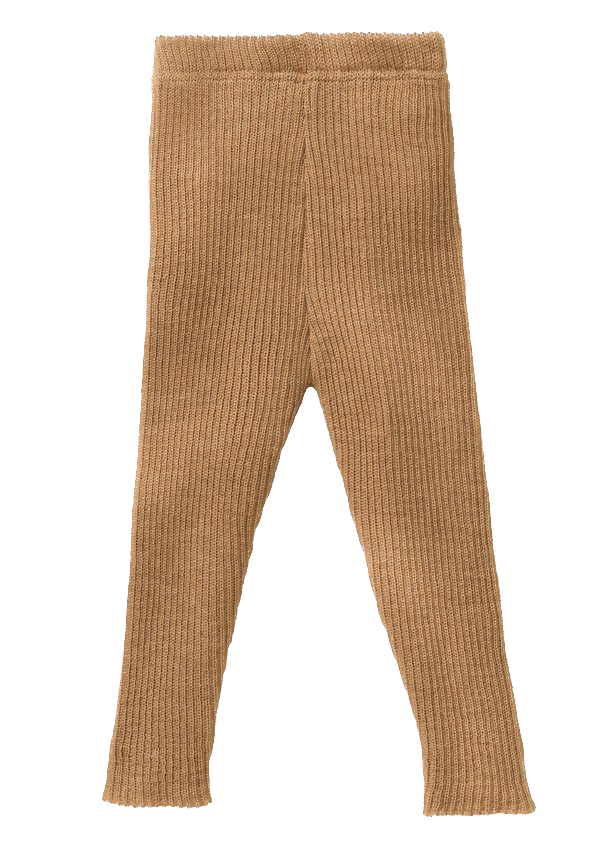 Disana - Knitted Leggings -  Caramel