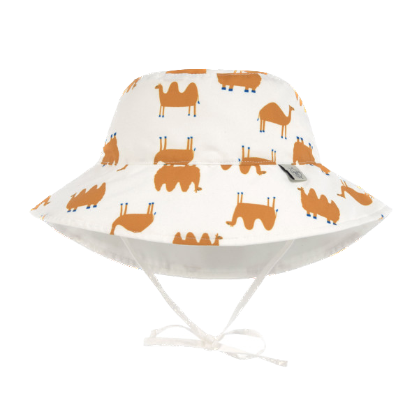 LÄSSIG - Sun protection bucket hat - Camel nature 