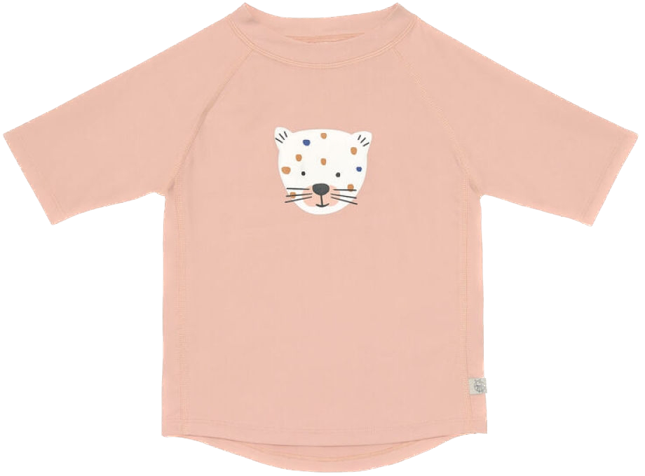 LÄSSIG - Short sleeve rashguard - Leopard pink