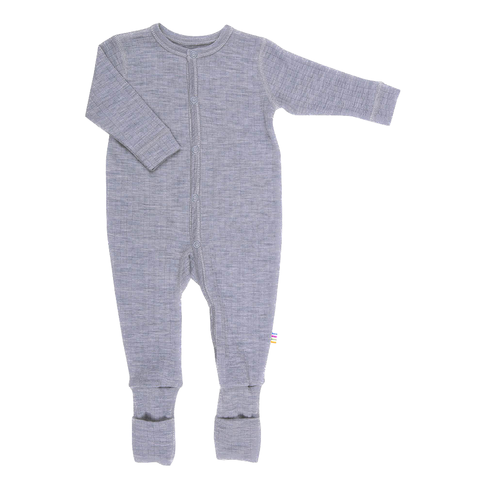 Joha - Nightsuit 2in1 foot - Light Grey Melange 