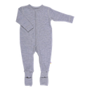 Joha - Nightsuit 2in1 foot - Light Grey Melange 