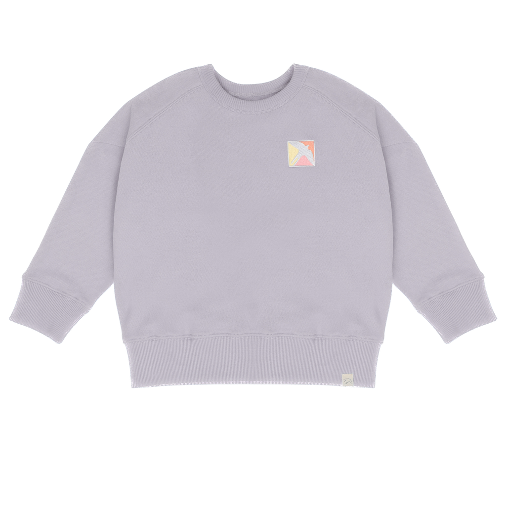Jenest - Sammy badge sweater - Lavender