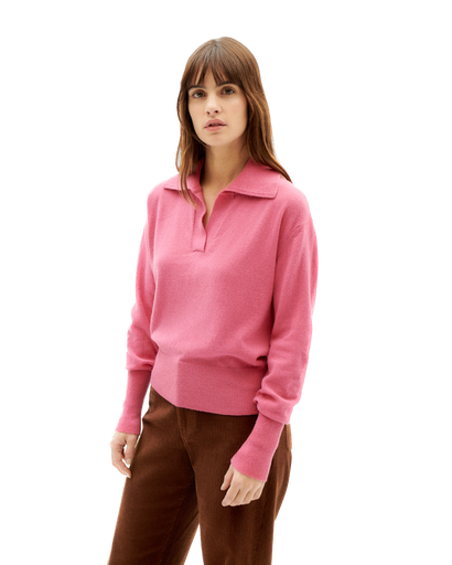 Thinking MU - Fuscia trash sheena knitted sweater