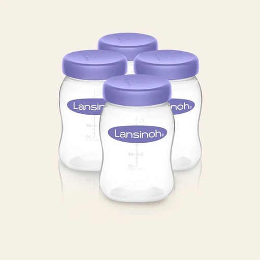 Lansinoh - Bewaarflesjes voor moedermelk (4 X 160ml)