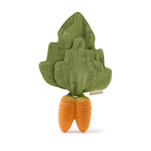 Oli&Carol - Cathy the carrot mini doudou-teether