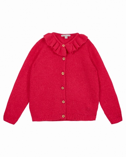 Emile & Ida - BB Y160 Cardigan - Fushia