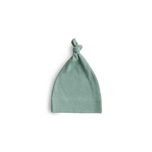 Mushie - Ribbed baby beanie - Roman Green