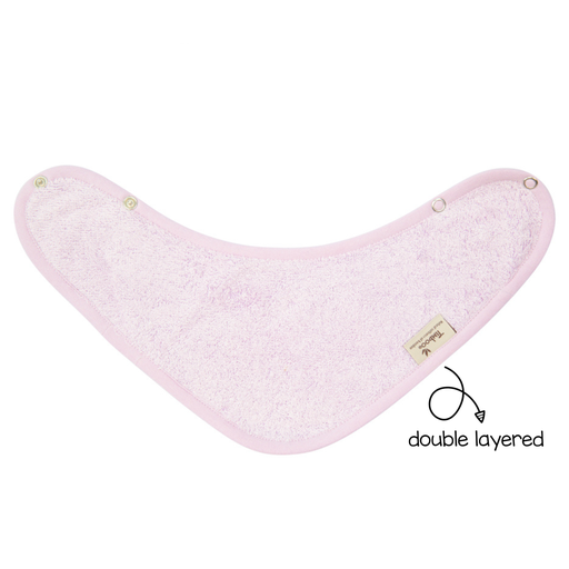 Timboo - Bandana bib (dubbellaags) 36x20cm - Silky Lilac