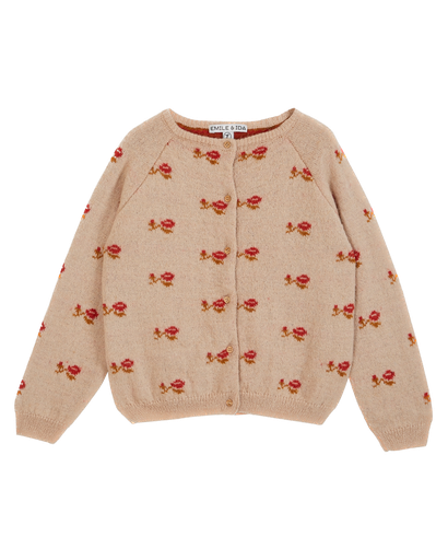 Emile & Ida - Y203 Cardigan - Beige Rose