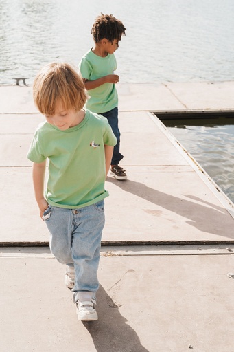 Ridges & Steam - T-shirt take me to the sea - Sea gull green