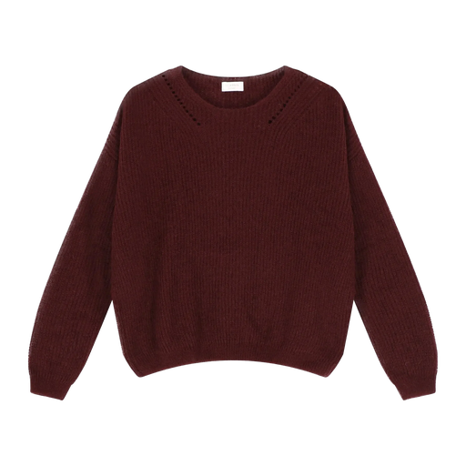 Leselles - Pull Colette - Burgundy